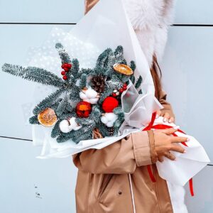 Букет новогодний из нобилиса